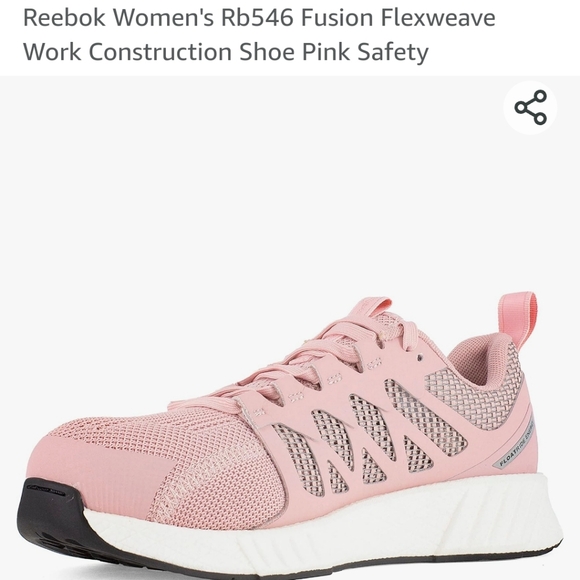 Reebok Women's Fusion Flexweave Steel Toe Wok Athletic Shoe - Picture 3 of 12